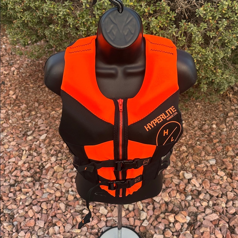 Hyperlite Orange and Black Life Vest - Picture 14 of 17